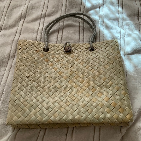 Banig Straw Tote Bag NEW! - Picture 2 of 6